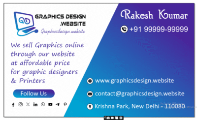 How to design visiting card